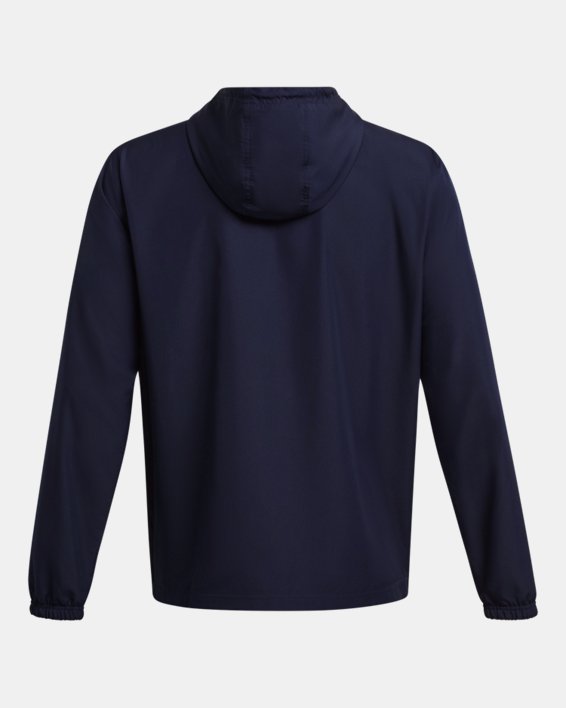 เสื้อแจ็คเก็ต UA Sportstyle Windbreaker สำหรับผู้ชาย in Blue image number 4
